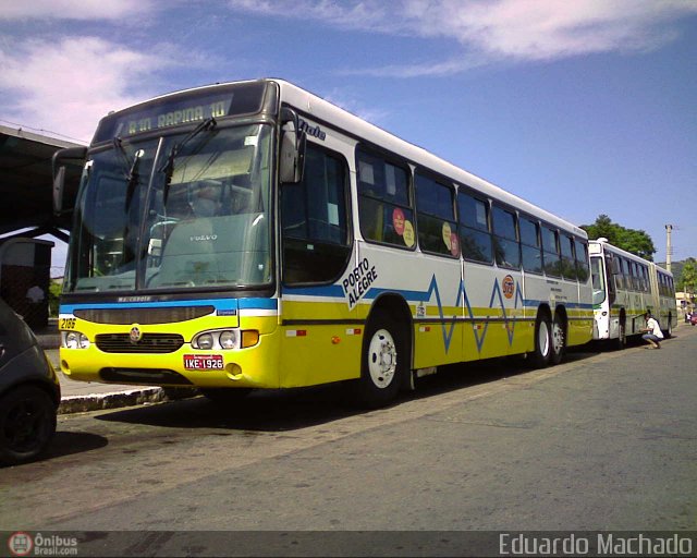 VTC - Viação Teresópolis Cavalhada 2186 na cidade de Porto Alegre, Rio Grande do Sul, Brasil, por Eduardo Machado. ID da foto: 102515.