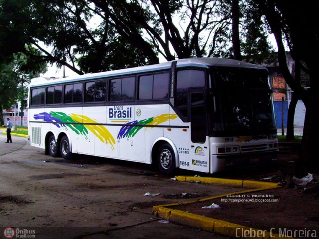 Trans Brasil > TCB - Transporte Coletivo Brasil 1991-R na cidade de São Paulo, São Paulo, Brasil, por Cleber C.  Moreira. ID da foto: 88492.