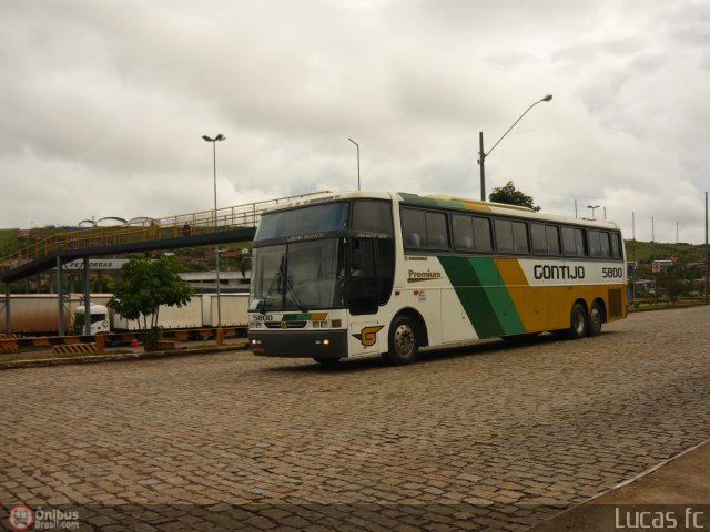 Empresa Gontijo de Transportes 5800 na cidade de João Monlevade, Minas Gerais, Brasil, por Lucas Felipe. Número da foto: #103610.