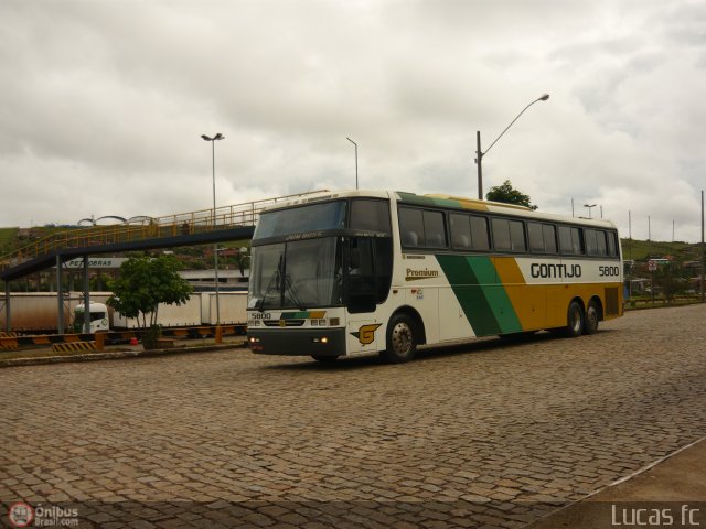 Empresa Gontijo de Transportes 5800 na cidade de João Monlevade, Minas Gerais, Brasil, por Lucas Felipe. ID da foto: 103610.