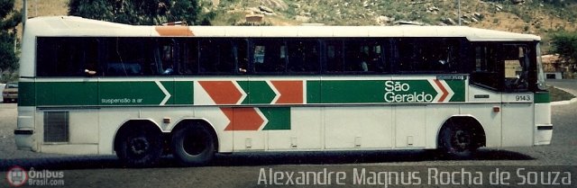 Cia. São Geraldo de Viação 9143 na cidade de Milagres, Bahia, Brasil, por Alexandre  Magnus. Número da foto: #103345.