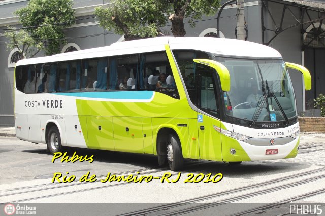 Costa Verde Transportes RJ 217.046 na cidade de Rio de Janeiro, Rio de Janeiro, Brasil, por Paulo Henrique. ID da foto: 109355.