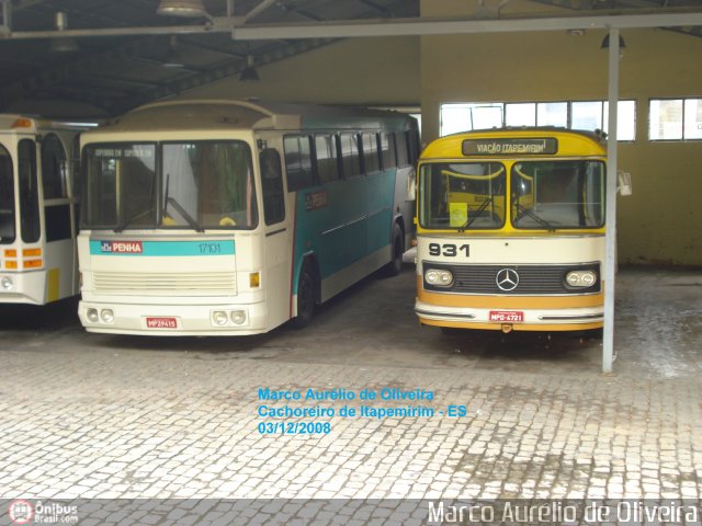 Empresa de Ônibus Nossa Senhora da Penha 17101 na cidade de Cachoeiro de Itapemirim, Espírito Santo, Brasil, por Marco Aurélio de Oliveira. ID da foto: 111040.