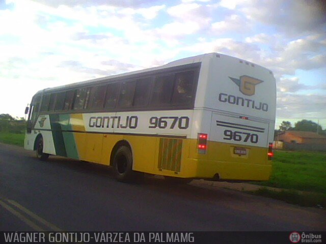 Empresa Gontijo de Transportes 9670 na cidade de Várzea da Palma, Minas Gerais, Brasil, por Wagner Gontijo Várzea da Palma-mg. ID da foto: 111243.