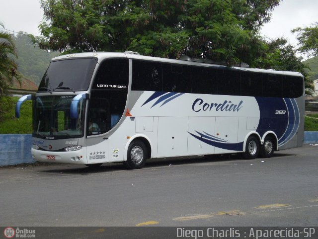 Viação Cordial Transportes e Turismo 3613 na cidade de Aparecida, São Paulo, Brasil, por Diego Charlis Coelho. ID da foto: 112112.