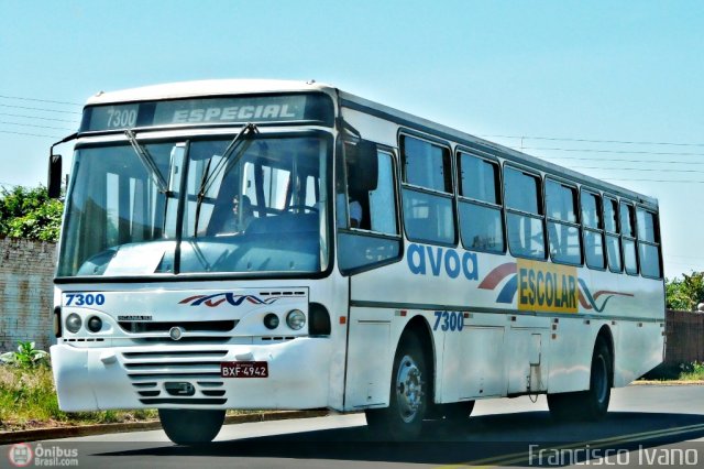 AVOA - Auto Viação Ourinhos Assis 7300 na cidade de Ourinhos, São Paulo, Brasil, por Francisco Ivano. ID da foto: 112222.