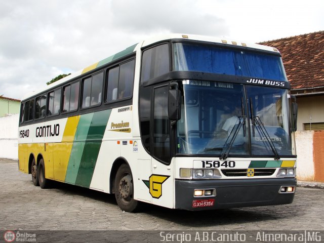 Empresa Gontijo de Transportes 15840 na cidade de Almenara, Minas Gerais, Brasil, por Sérgio Augusto Braga Canuto. ID da foto: 113066.