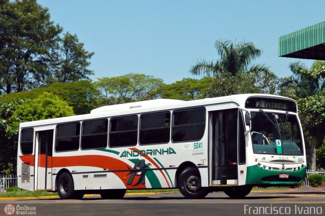 Empresa de Transportes Andorinha 5041 na cidade de Presidente Prudente, São Paulo, Brasil, por Francisco Ivano. ID da foto: 103862.