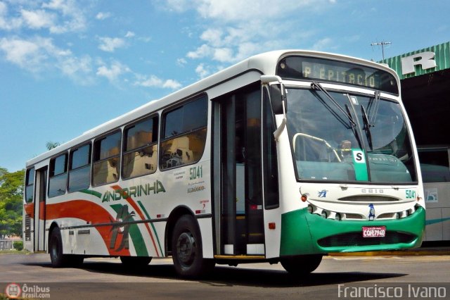 Empresa de Transportes Andorinha 5041 na cidade de Presidente Prudente, São Paulo, Brasil, por Francisco Ivano. Número da foto: #103861.