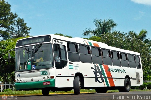 Empresa de Transportes Andorinha 5055 na cidade de Presidente Prudente, São Paulo, Brasil, por Francisco Ivano. ID da foto: 103934.