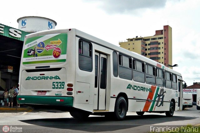 Empresa de Transportes Andorinha 5339 na cidade de Presidente Prudente, São Paulo, Brasil, por Francisco Ivano. ID da foto: 103921.