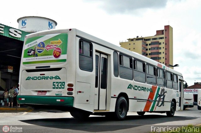Empresa de Transportes Andorinha 5339 na cidade de Presidente Prudente, São Paulo, Brasil, por Francisco Ivano. Número da foto: #103921.