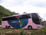 Nova América Turismo 1300 na cidade de Poços de Caldas, Minas Gerais, Brasil, por Marcio V Boas. ID da foto: :id.