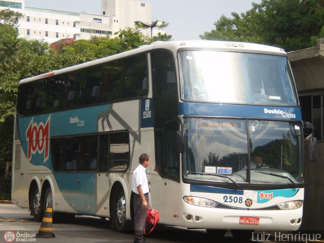 Auto Viação 1001 2508 na cidade de São Paulo, São Paulo, Brasil, por Luiz Henrique. Número da foto: #113766.