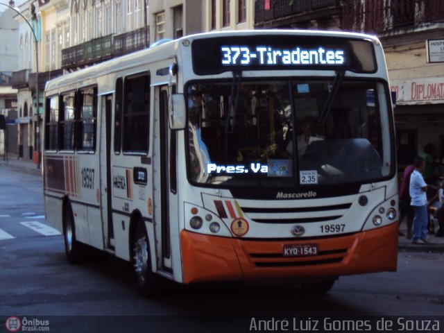 Transportes América 19597 na cidade de Rio de Janeiro, Rio de Janeiro, Brasil, por André Luiz Gomes de Souza. ID da foto: 114105.