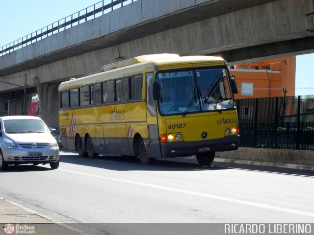 Viação Itapemirim 40187 na cidade de São Paulo, São Paulo, Brasil, por Ricardo Liberino. ID da foto: 114248.