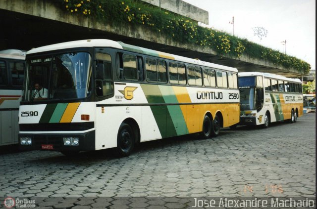 Empresa Gontijo de Transportes 2590 na cidade de Belo Horizonte, Minas Gerais, Brasil, por J. Alexandre Machado. ID da foto: 114486.