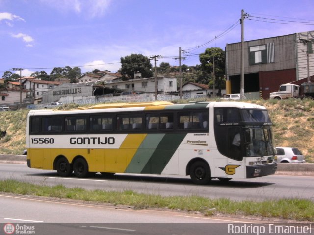 Empresa Gontijo de Transportes 15560 na cidade de Belo Horizonte, Minas Gerais, Brasil, por Rodrigo Emanuel. ID da foto: 115344.