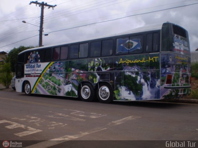 Global Tur Transportes e Turismo 01 na cidade de Aripuanã, Mato Grosso, Brasil, por COLORADO MT. ID da foto: 116515.