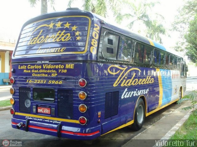 Vidoretto Turismo 2080 na cidade de Guariba, São Paulo, Brasil, por COLORADO MT. Número da foto: #117082.