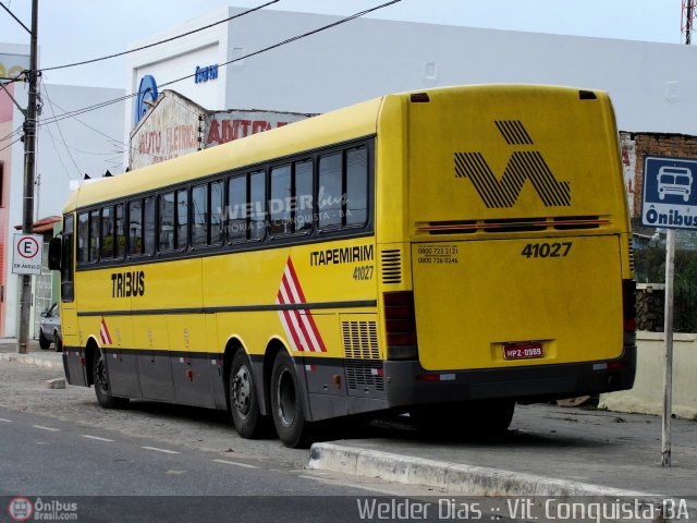 Viação Itapemirim 41027 na cidade de Vitória da Conquista, Bahia, Brasil, por Welder Dias. ID da foto: 117345.