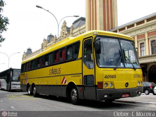 Viação Itapemirim 40145 na cidade de São Paulo, São Paulo, Brasil, por Cleber C.  Moreira. ID da foto: 117428.