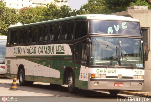Auto Viação Cambuí 100 na cidade de São Paulo, São Paulo, Brasil, por Luiz Henrique. Número da foto: #117837.