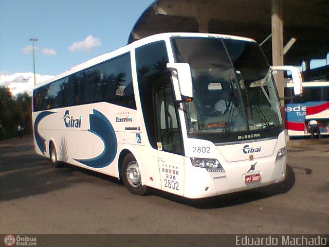Citral Transporte e Turismo 2802 na cidade de Porto Alegre, Rio Grande do Sul, Brasil, por Eduardo Machado. Número da foto: #104333.
