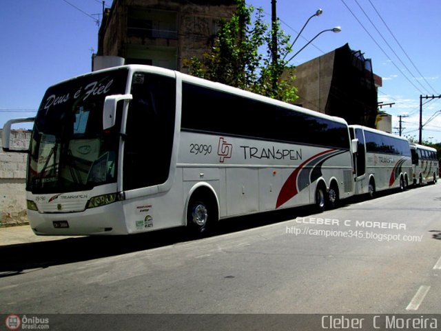 Transpen Transporte Coletivo e Encomendas 29090 na cidade de São Roque, São Paulo, Brasil, por Cleber C.  Moreira. Número da foto: #119515.