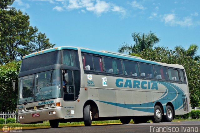 Viação Garcia 6504 na cidade de Presidente Prudente, São Paulo, Brasil, por Francisco Ivano. ID da foto: 105820.