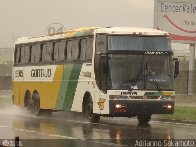 Empresa Gontijo de Transportes 15315 na cidade de São José dos Campos, São Paulo, Brasil, por Adrianno Sakamoto. ID da foto: 105833.