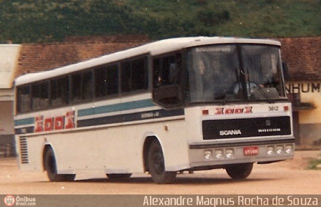 Auto Viação 1001 3612 na cidade de Manhumirim, Minas Gerais, Brasil, por Alexandre  Magnus. Número da foto: #106728.