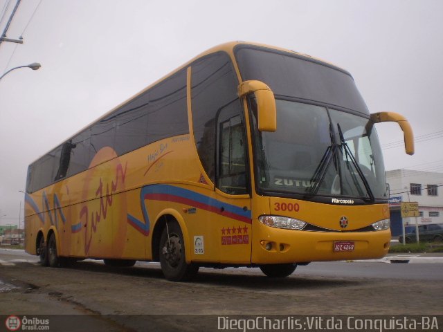Zutur Turismo 3000 na cidade de Vitória da Conquista, Bahia, Brasil, por Diego Charlis Coelho. Número da foto: #107379.