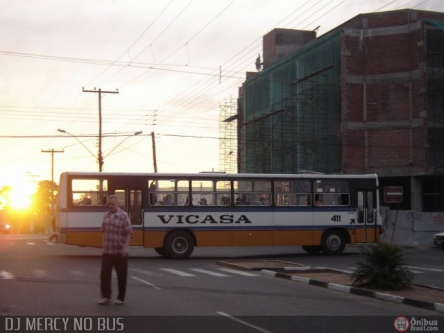 VICASA - Viação Canoense S.A. 411 na cidade de Gravataí, Rio Grande do Sul, Brasil, por Alexsandro Merci    ®. ID da foto: 106827.
