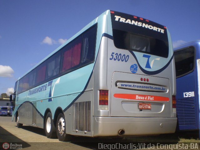 Transnorte - Transporte e Turismo Norte de Minas 53000 na cidade de Vitória da Conquista, Bahia, Brasil, por Diego Charlis Coelho. Número da foto: #108409.