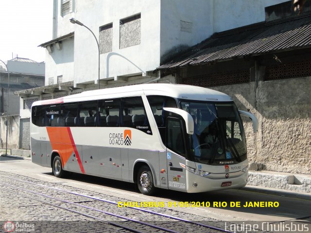 Viação Cidade do Aço RJ 174.161 na cidade de Rio de Janeiro, Rio de Janeiro, Brasil, por Paulo Roberto Chulis. Número da foto: #124870.
