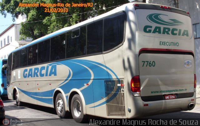 Viação Garcia 7760 na cidade de Rio de Janeiro, Rio de Janeiro, Brasil, por Alexandre  Magnus. Número da foto: #125009.
