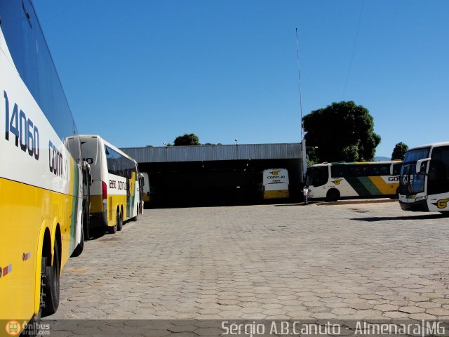 Empresa Gontijo de Transportes Garagem AMJ na cidade de Almenara, Minas Gerais, Brasil, por Sérgio Augusto Braga Canuto. ID da foto: 125934.