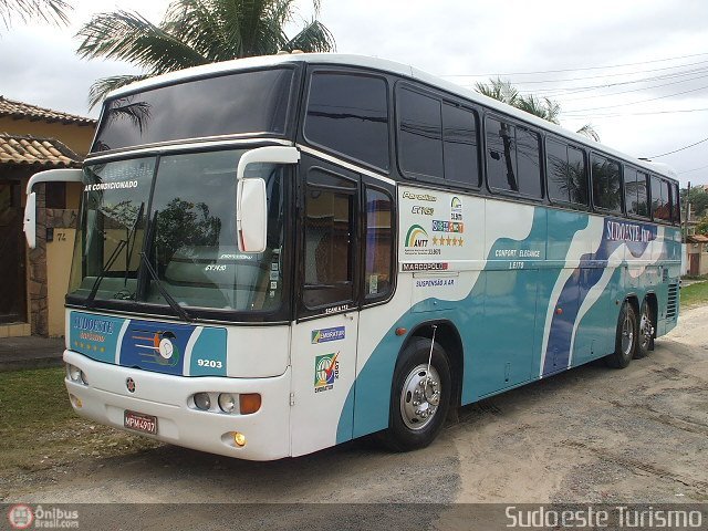 Sudoeste Turismo 9203 na cidade de Cabo Frio, Rio de Janeiro, Brasil, por COLORADO MT. ID da foto: 125614.