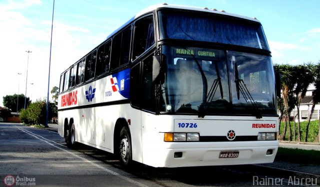 Reunidas Transportes Coletivos 10726 na cidade de Curitiba, Paraná, Brasil, por Rainer Abreu. Número da foto: #125937.