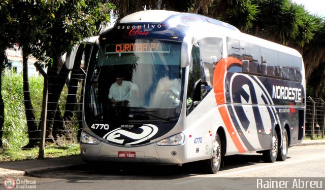 Expresso Nordeste 4770 na cidade de Curitiba, Paraná, Brasil, por Rainer Abreu. ID da foto: 125985.