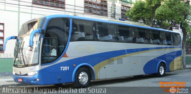 Expresso do Sul 7201 na cidade de Rio de Janeiro, Rio de Janeiro, Brasil, por Alexandre  Magnus. Número da foto: #128412.