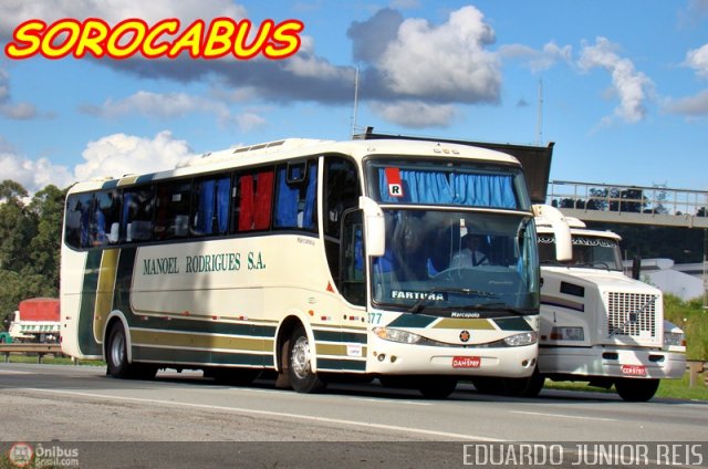 Empresa Manoel Rodrigues 377 na cidade de Araçariguama, São Paulo, Brasil, por EDUARDO - SOROCABUS. ID da foto: 128292.