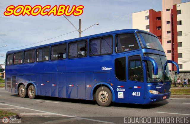 Diatur Turismo 4013 na cidade de Sorocaba, São Paulo, Brasil, por EDUARDO - SOROCABUS. Número da foto: #128259.