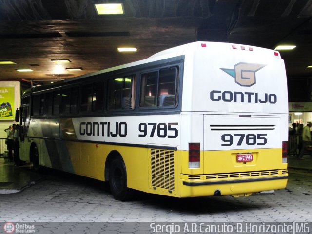 Empresa Gontijo de Transportes 9785 na cidade de Belo Horizonte, Minas Gerais, Brasil, por Sérgio Augusto Braga Canuto. ID da foto: 130894.