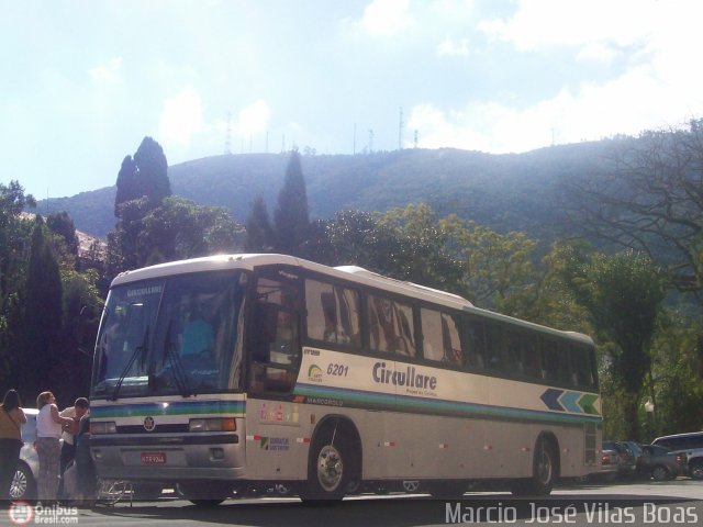Auto Omnibus Circullare 6201 na cidade de Poços de Caldas, Minas Gerais, Brasil, por Marcio V Boas. Número da foto: #131424.