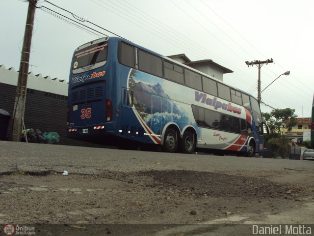 Vialpa Bus 35 na cidade de Florianópolis, Santa Catarina, Brasil, por Daniel Motta. ID da foto: 131317.