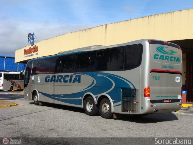 Viação Garcia 7160 na cidade de Sorocaba, São Paulo, Brasil, por Elias  Junior. ID da foto: 131820.