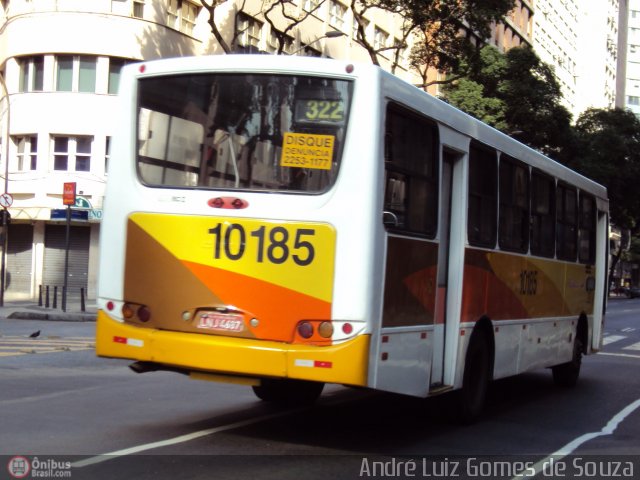 Transportes Paranapuan 10185 na cidade de Rio de Janeiro, Rio de Janeiro, Brasil, por André Luiz Gomes de Souza. Número da foto: #132062.