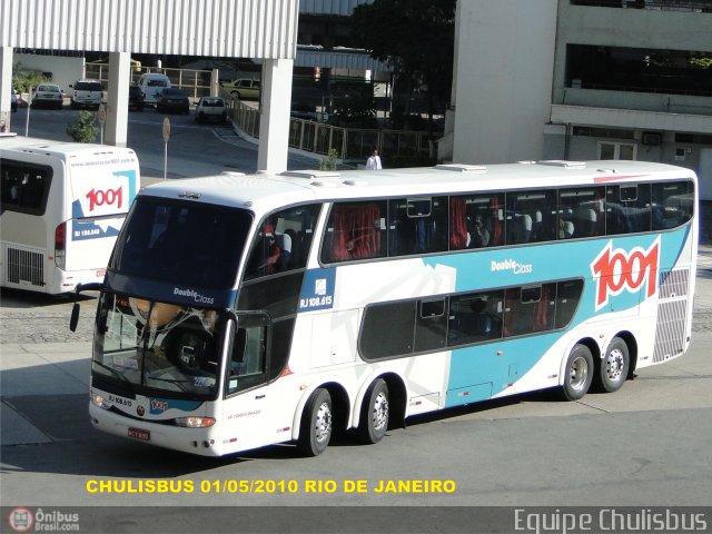Auto Viação 1001 RJ 108.615 na cidade de Rio de Janeiro, Rio de Janeiro, Brasil, por Paulo Roberto Chulis. Número da foto: #132650.